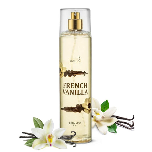 Body Spray For Women, French Vanilla spray Fragrance Body Mist, Unisex rich, comforting, & sweet aroma, 8 oz Fine Fragrance