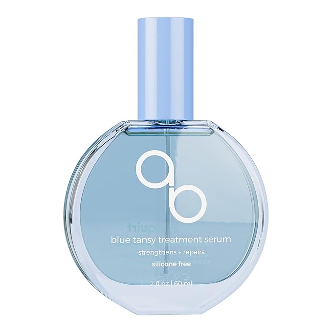 adwoa beauty Silicone Free Blue Tansy Treatment Serum with Argan And Grapeseed Oils To Help Support Length Retention. Provides Heat Protection Up To 375º - 2 oz.