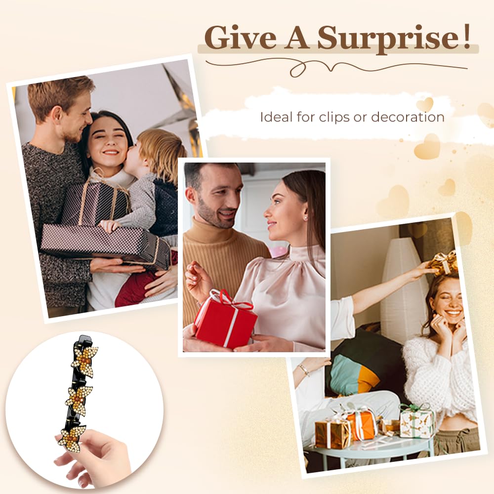 Sparkling Crystal Stone Braided Hair Clips, Women Rhinestone Braided Duckbill Hairpin, 2025 New Rhinestone Hair Clips Hair Braid Clips, Shiny Rhineston Hair Clip, Braided Hair Bands (Mix 4 Colors)