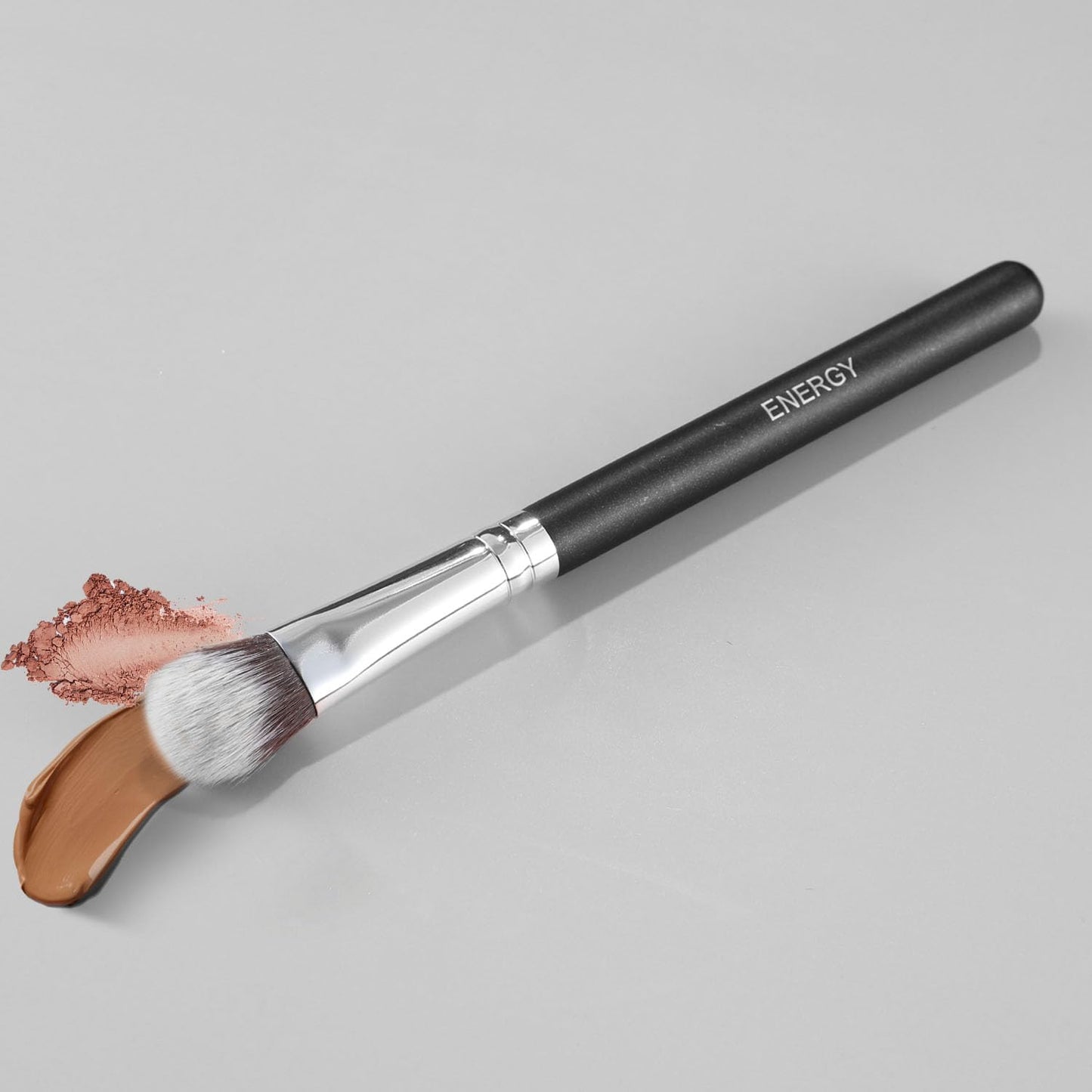 ENERGY Kitten Paw Concealer Brush – Precision Angled Makeup Brush for Under Eye & Spot Coverage – Soft Synthetic Bristles for Liquid & Cream Blending(273 Brightening Concealer Brush)