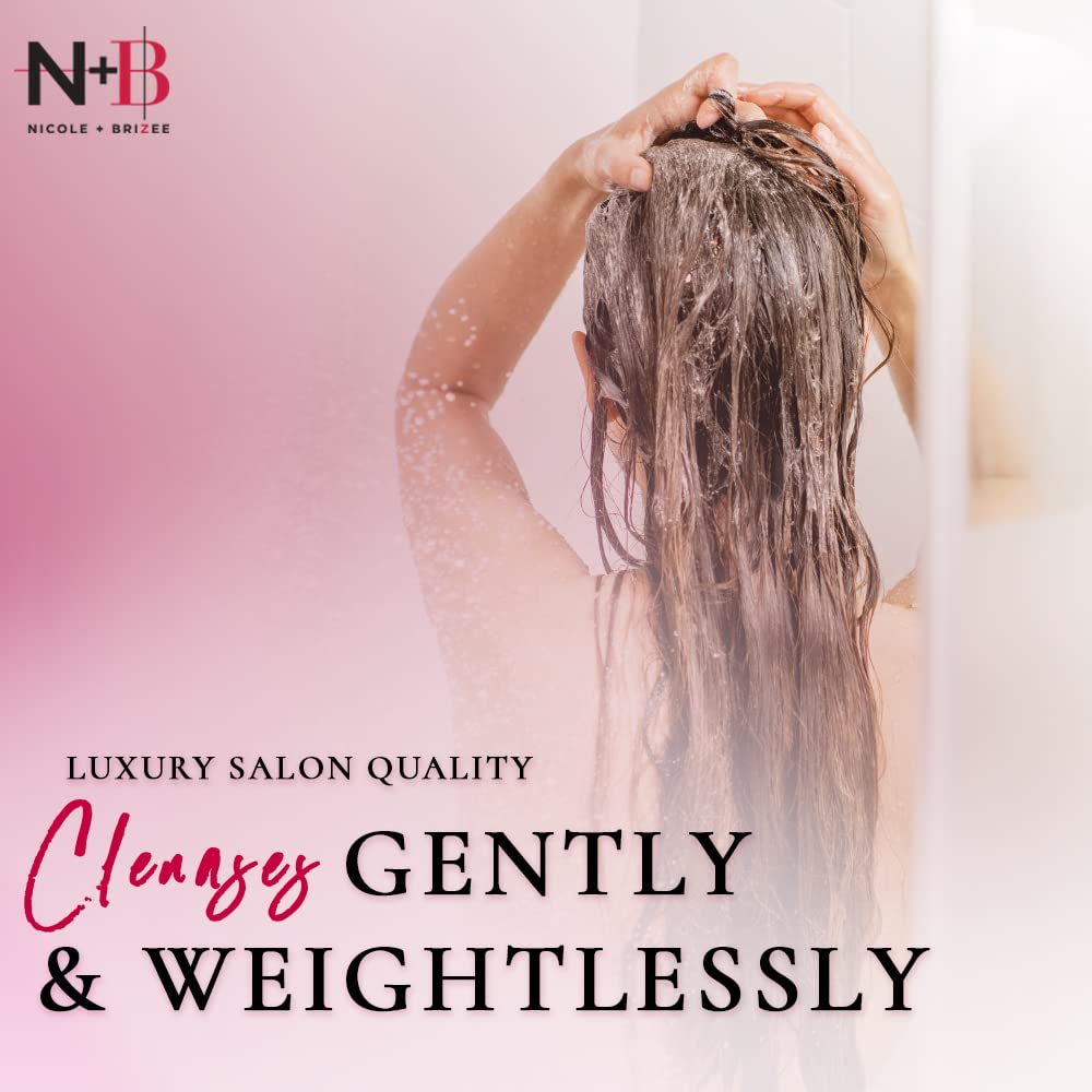 N+B Core Collection | Paraben-Free | For All Hair Types and Textures | Strengthens and Hydrates | Made in the USA (Shampoo/Conditioner)