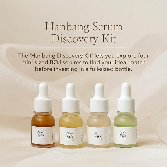 Beauty of Joseon Hanbang Serum Discovery Kit Gift Set Moisturizing Tester Travel Size Mini Korean Skincare 0.3 Fl.Oz 10ml EA