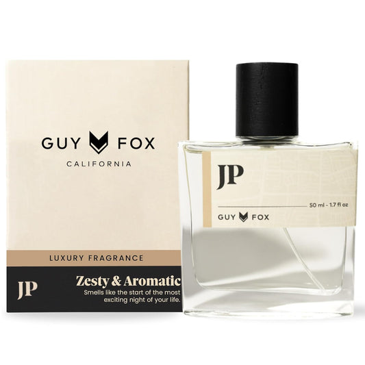 GUY FOX - JP - Cologne For Men | Ginger, Apple, Cashmere Wood | Zesty, Aromatic Men's Cologne | Men's Fragrance | 1.7 Fl Oz