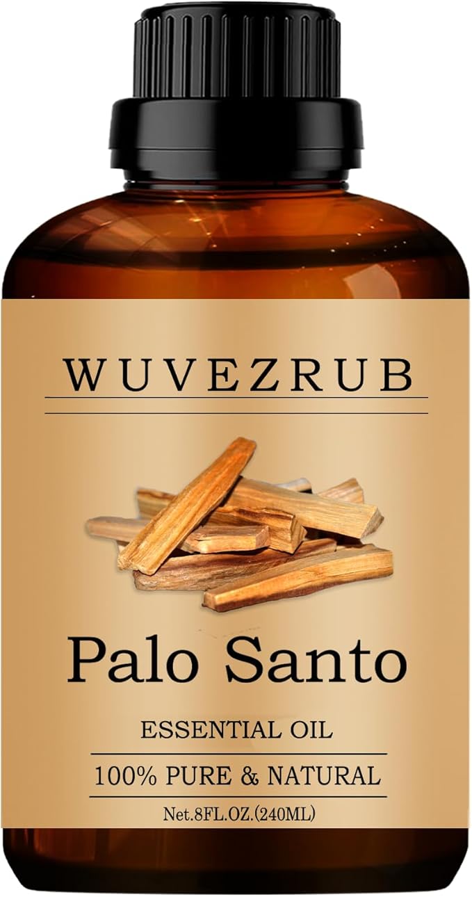 Palo Santo Essential Oils 240ML, Pure PaloSanto Essential Oil for Aromatherapy Diffuser - 8 Fl Oz