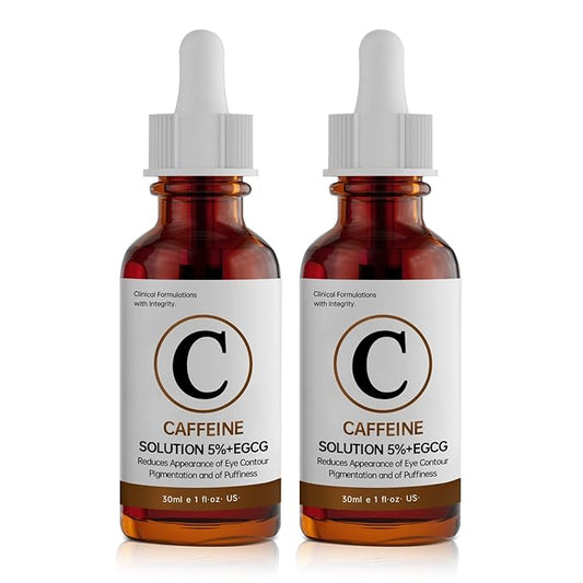 Caffeine Solution 5% + EGCG Eye Serum for Skin Care Caffeine Eye Serum Reducing Puffiness and Dark Circles 30ml