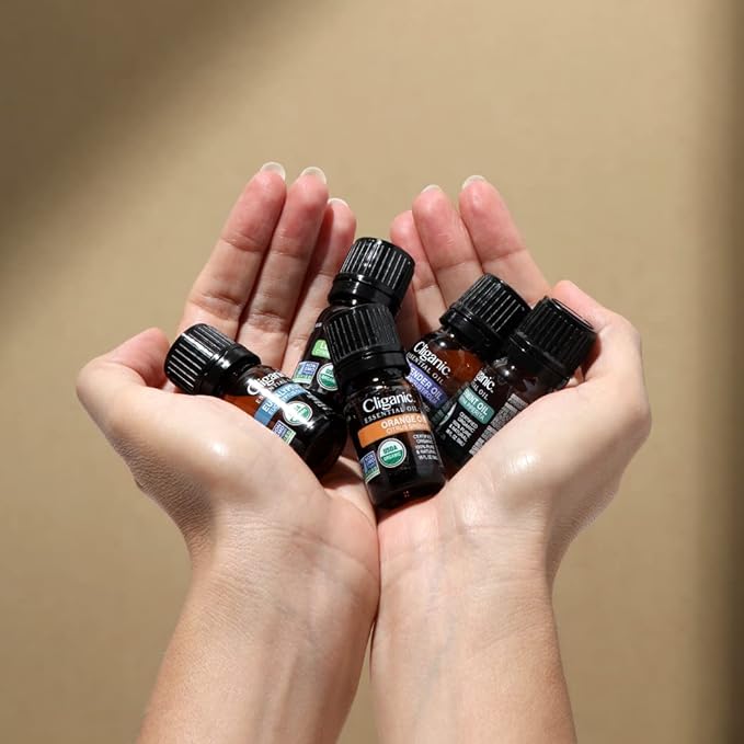 Cliganic Organic Essential Oils Blend - Deep Breaths - State of Flow (Packaging May Vary)