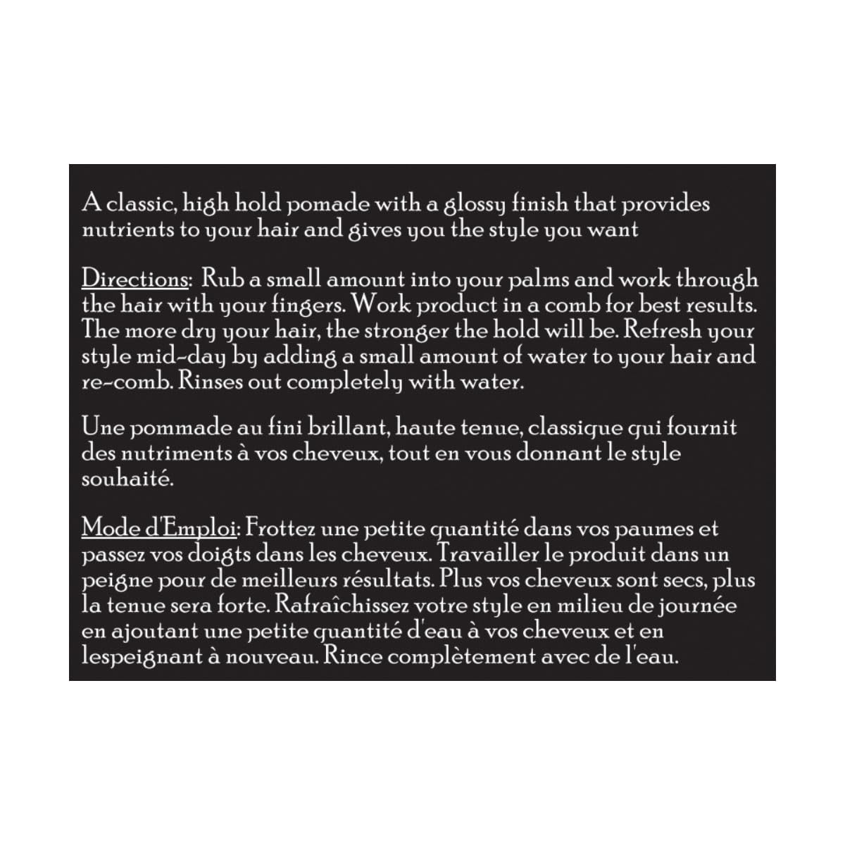 Brickell Men's Hair Styling Firm Hold Pomade for Men, Natural & Organic With Strong Hold & High Shine Finish, 2 Ounces, Scented