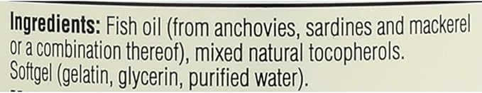 Spectrum Essentials Softgels, Fish Oil Omega-3, 1000 mg, 250 Count