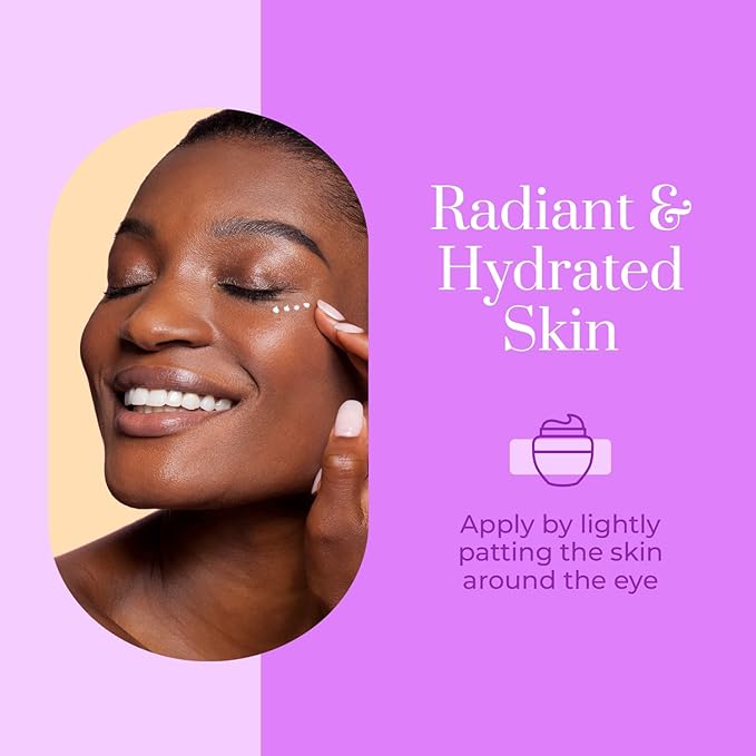 Collagen Eye Cream - Moisturizing, Plumping & Reduces Dark Circles & Wrinkles - Dermatologist Tested, Clean Beauty & Cruelty-Free Korean Skin Care for All Skin Types - 1.01 Fl. Oz