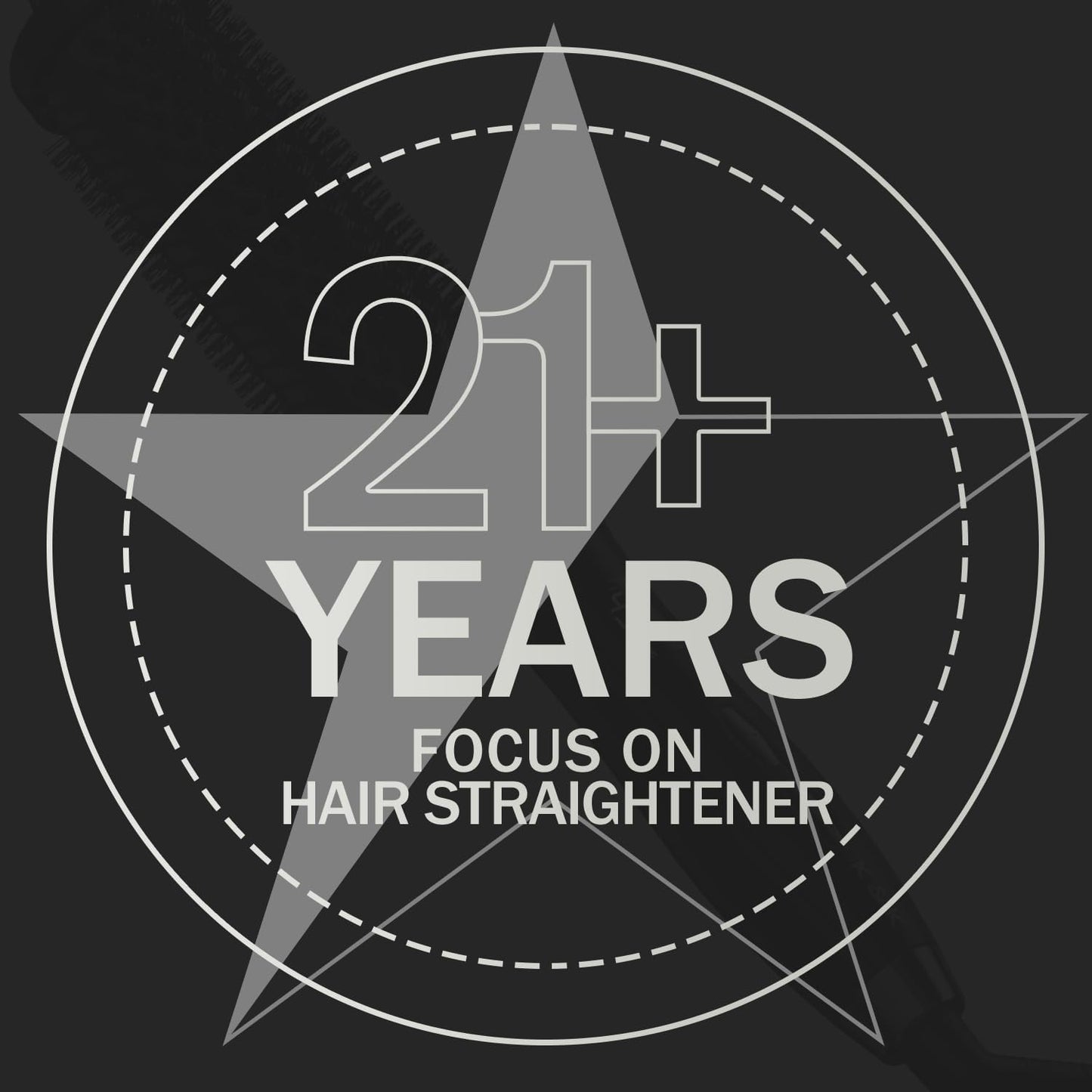 K&K Thermal Brush for Blowout Look, Pro 1.77 Inch Heated Round Brush with Ceramic Tourmaline Coating, Ionic Makes Hair Smoother Get Natural Curls, 122-446°F, Dual Voltage for Travel