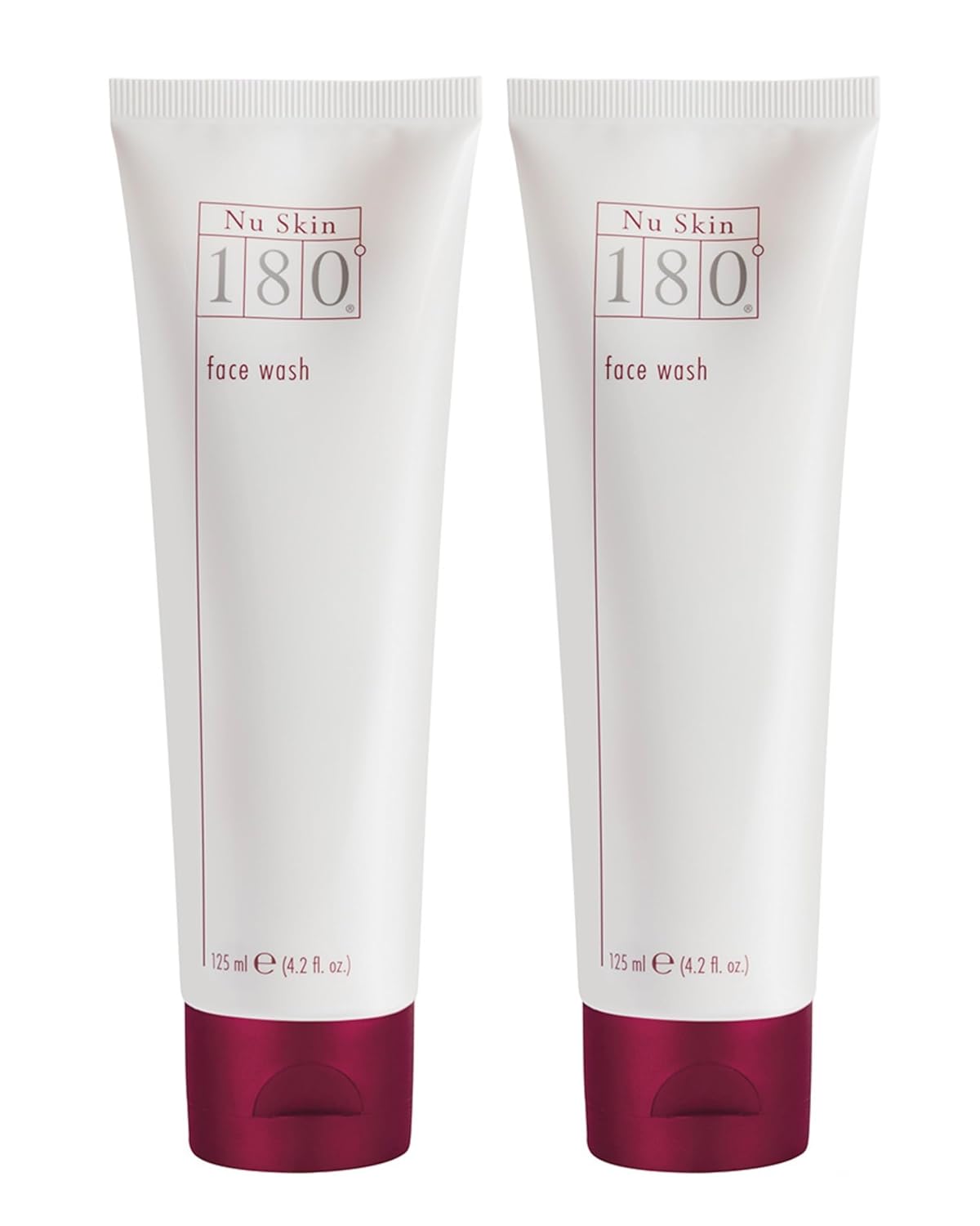 Nu Skin 180°® Face Wash | 4.2 fl. oz. | Vitamin C Cleanser with Antioxidants | Hydrating Face Wash for Smooth and Radiant Skin | 2 Pack