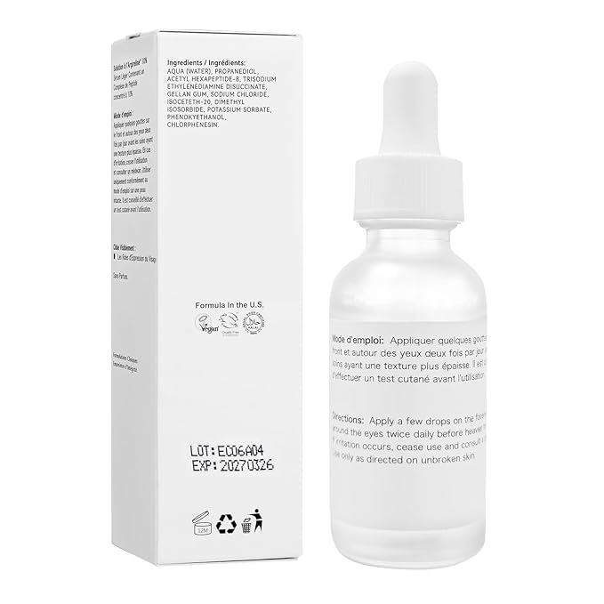 Argireline Serum For Oily Skin, Advanced Anti-Wrinkle Facial Serum For Women, 30 ML/ 2 PCS Moisturizing Argireline 10% Solution For Face, Argireline Peptide.