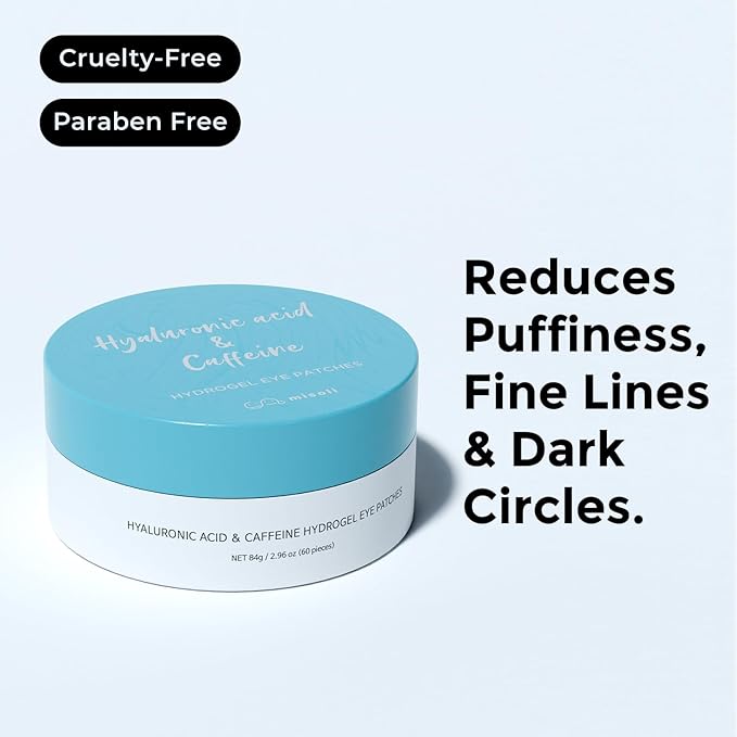 Under Eye Patches for Dark Circles, Puffiness - Eye Bag, Wrinkle Treatment Gel Mask - Caffeine Hyaluronic Acid Niacinamide - Brightening Hydrating - Korean Skincare, Birthday Gift for Women, 30Pairs