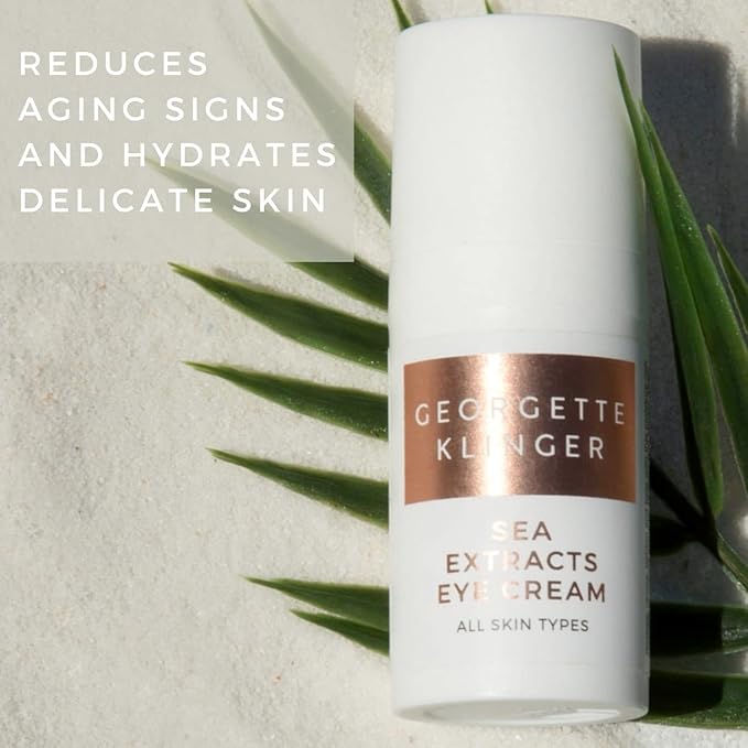 Georgette Klinger Sea Extracts Eye Cream - Undereye Cream Antioxidant-Rich, Anti-Aging, Brightens, Firms, Boost Collagen. Promotes Cell Turnover, and Maintains Moisture & Hydration - 1/2 oz