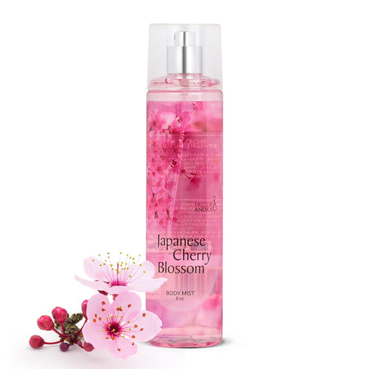 Freida & Joe Japanese Cherry Blossom Body Mist: A Luxurious 8 oz Gift for Her, Exquisite Floral Scent, Ideal Stocking Stuffer Fine Women Body Spray