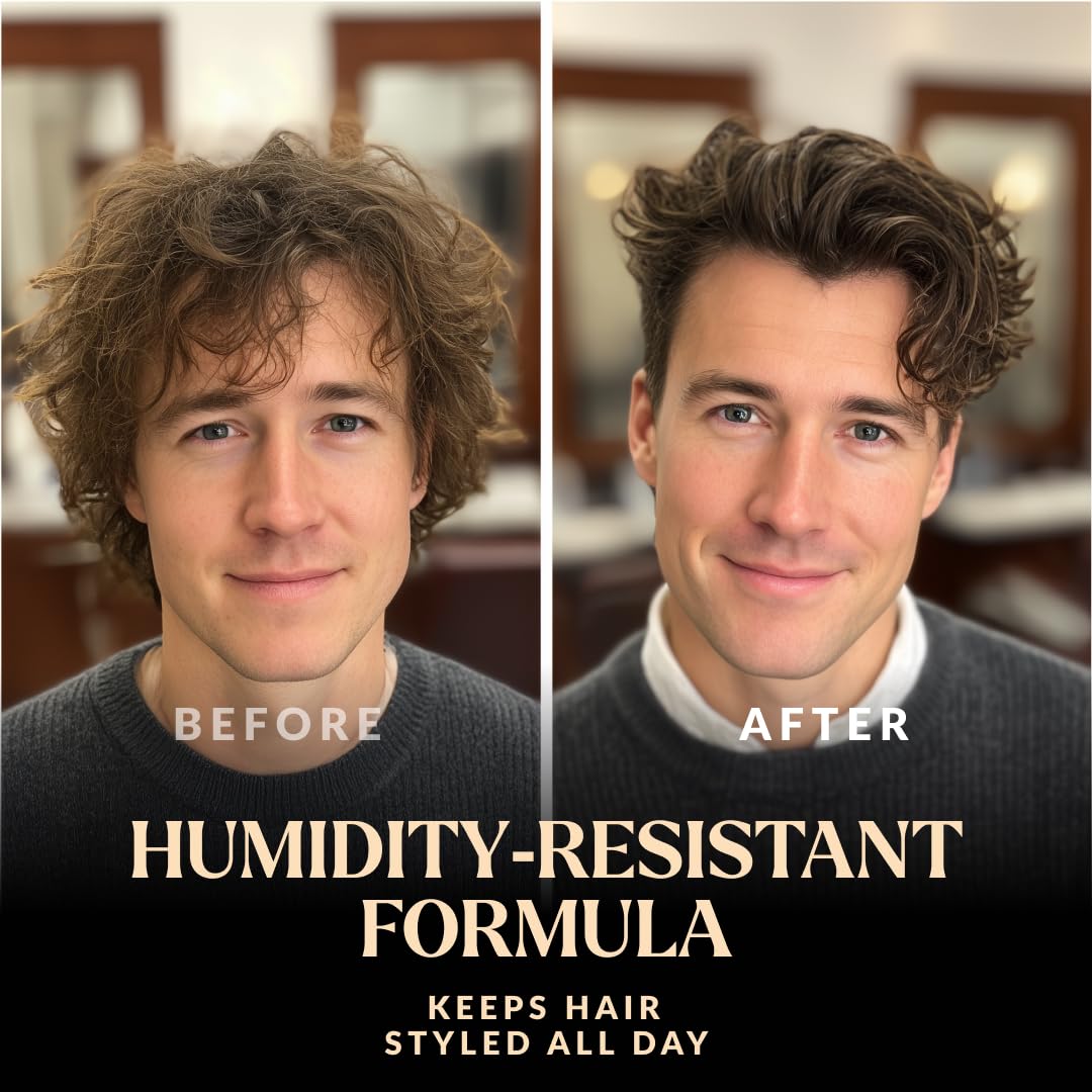 Charlemagne Sea Salt Spray for Men - 6.76 fl oz, 2 Pack - Sea Salt Hair Texture Spray for Beach Hair Waves & Volume, Matte Hold & Heat Protection - Made in Germany