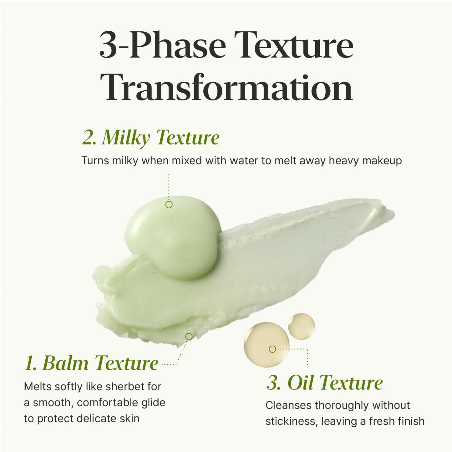 CKD Green Plum AHA·BHA Grinding Cleansing Oil Balm [Refill] - Sherbet Balm Cleanser for Makeup, Sebum & Blackhead Removal. Exfoliating with 4-Acid Complex for All types of Skin.1.75 fl oz