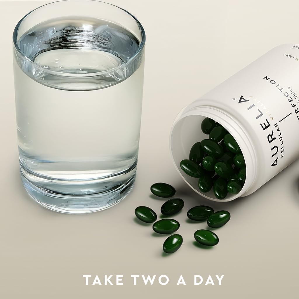 AURELIA Hair Perfection | Advanced Cellular Anti-Aging Supplement | Support Hair Growth | with Zinc, Resveratrol, Niacinamide, Ergothioneine & Ceramosides