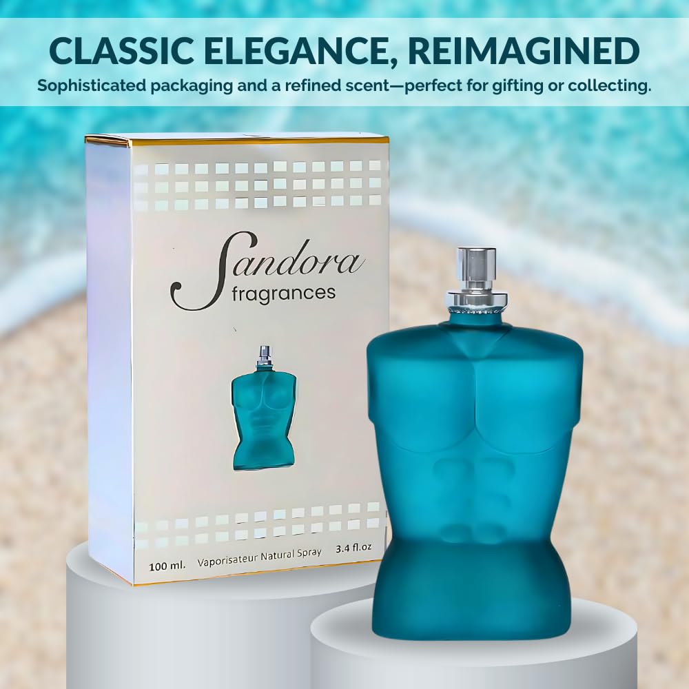 Cologne for Men – INSPIRED by A WORLD RENOWNED MEN'S PERFUME – Lavender, Mint, Cardamom, Vanilla – Spicy, Warm, Sensual, Long-Lasting Eau De Parfum Men 3.4 fl oz