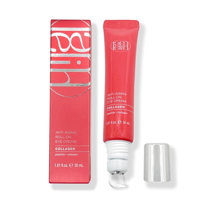 Eye Cream Roller, Collagen & Peptides for Total Eye Lift, Rapid Wrinkle Repair, Dark Circle & Under Eye Bag Treatment, Anti-Aging & Hydrating Formula, 1.01 Fl Oz. Made In Korea....
