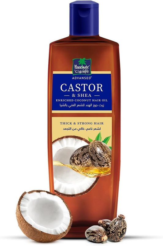 Parachute Advansed Coconut oil enriched with Shea Hair Oil| Moisturising Hair Oil|Nourishes Hair| For Frizz- Free, Soft & Shiny Hair| No Silicones & Parabens |10.1 Fl.oz