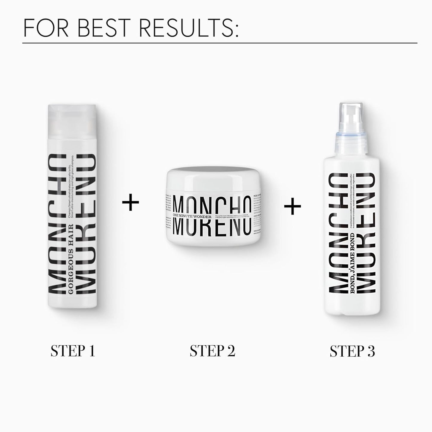 MONCHO MORENO | One Minute Wonder - Intensive 1-Minute Mask | Moisturizing and Nourishing Treatment (500 ml)