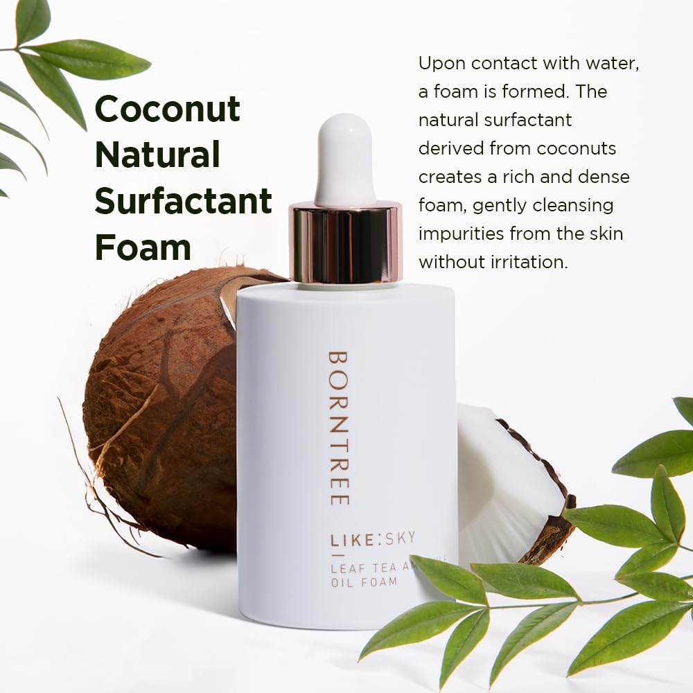 BORNTREE Like Sky Leaf Tea Ampoule Oil Foam 5.07 fl oz