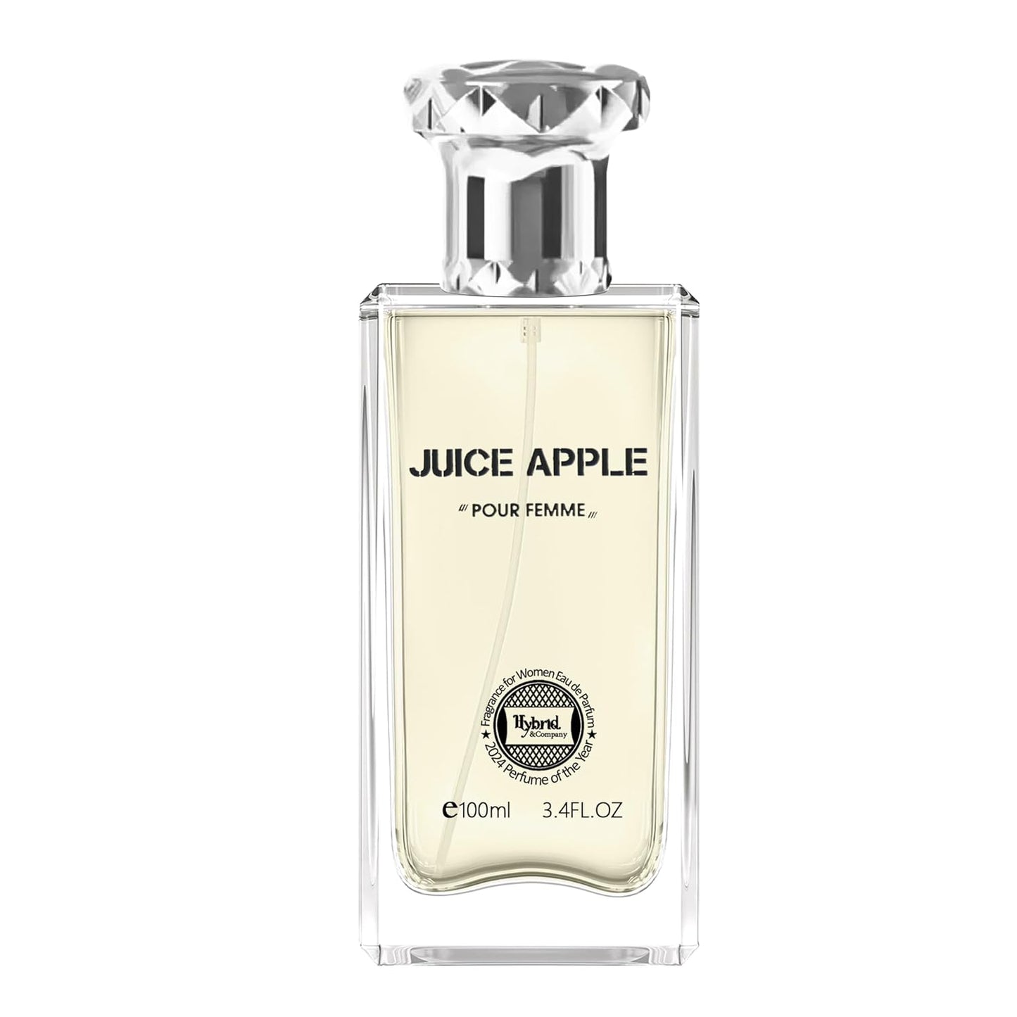 Hybrid & Company Women Juice Apple Pour Femme Eau De Parfum Vaporisateur Natural Spray 3.4 Fl Oz