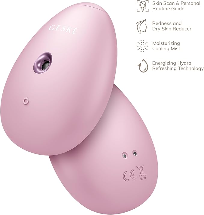 SmartAppGuided™ Facial Hydration Refresher | 4 in 1 | Water Atomizer | Moisturizing Spray Machine | Face Mister | Humidifier for Natural Glow | Reduce Redness & Dry Skin