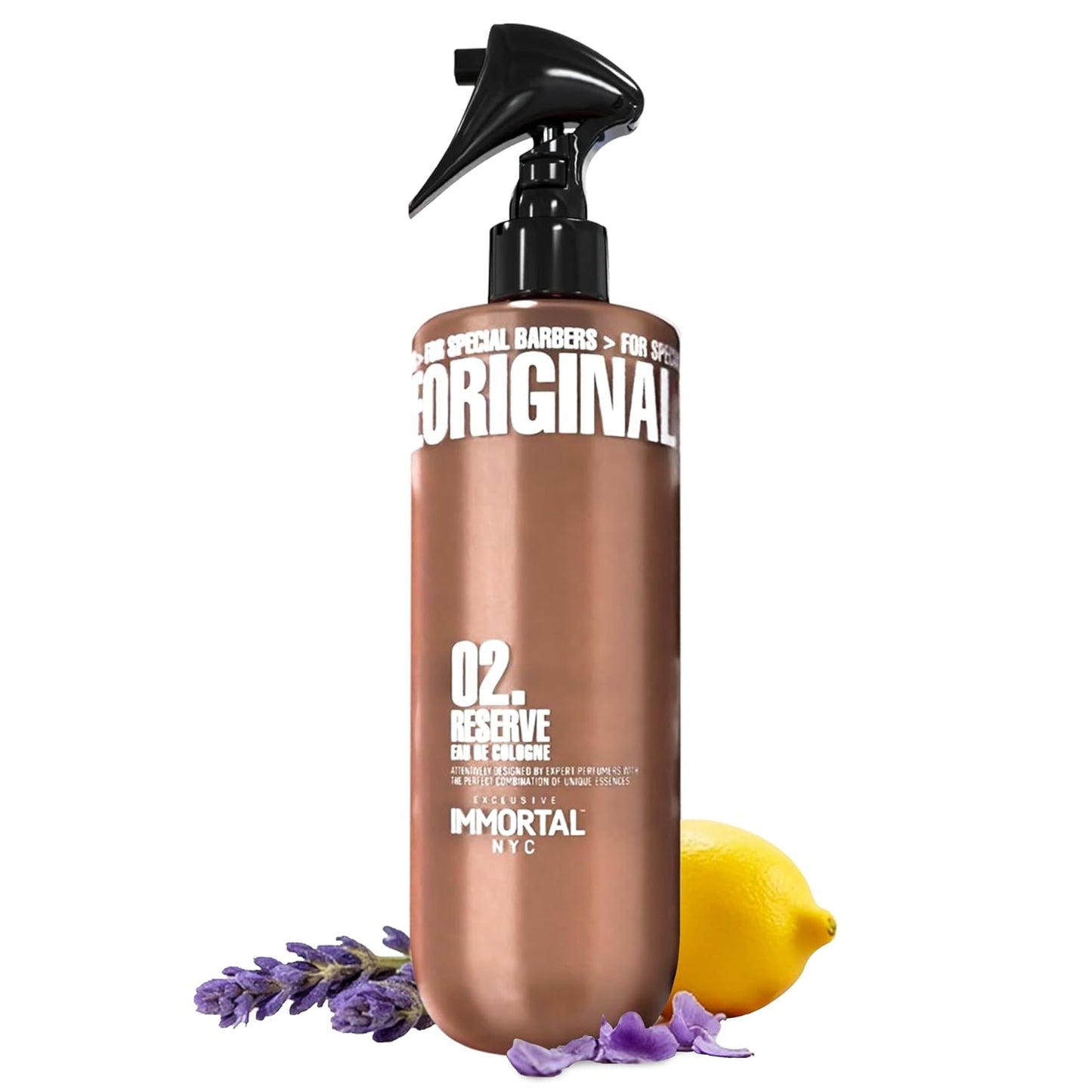 Immortal NYC Reserve 02, After Shave Spray Premier Men's Cologne, 17 oz - Exclusive Barbers - Softens Skin - Refreshes/disinfects and Relieves Face and Skin - Moisturizing Formula After Shaving