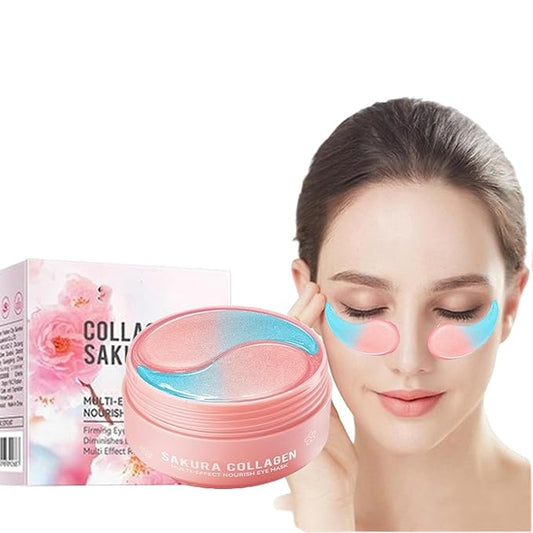 Under Eye Patches for Dark Circles, Puffiness and Eye Bags, Eye Mask,Wrinkle Treatment Anti-Aging Rejuvenating Moisturizing Skin Care 60PCS Collagen Eye Gel Pads Anti-Wrinkle Eye Patches