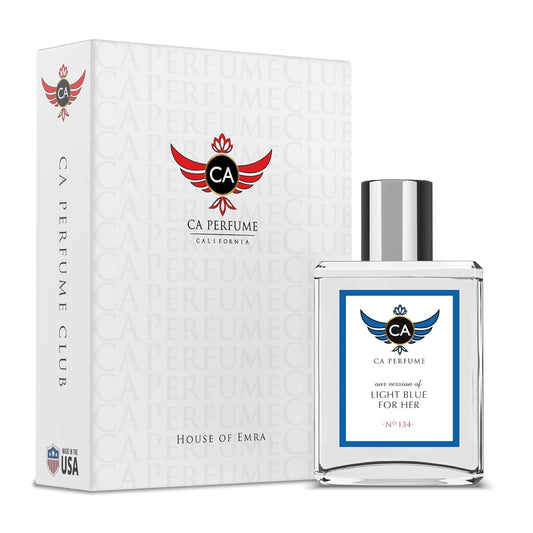 CA Perfume Impression of Light Blue For Her For Women Fragrance Eau de Parfum Spray Bottle 1.7 Fl Oz/50ml-X1