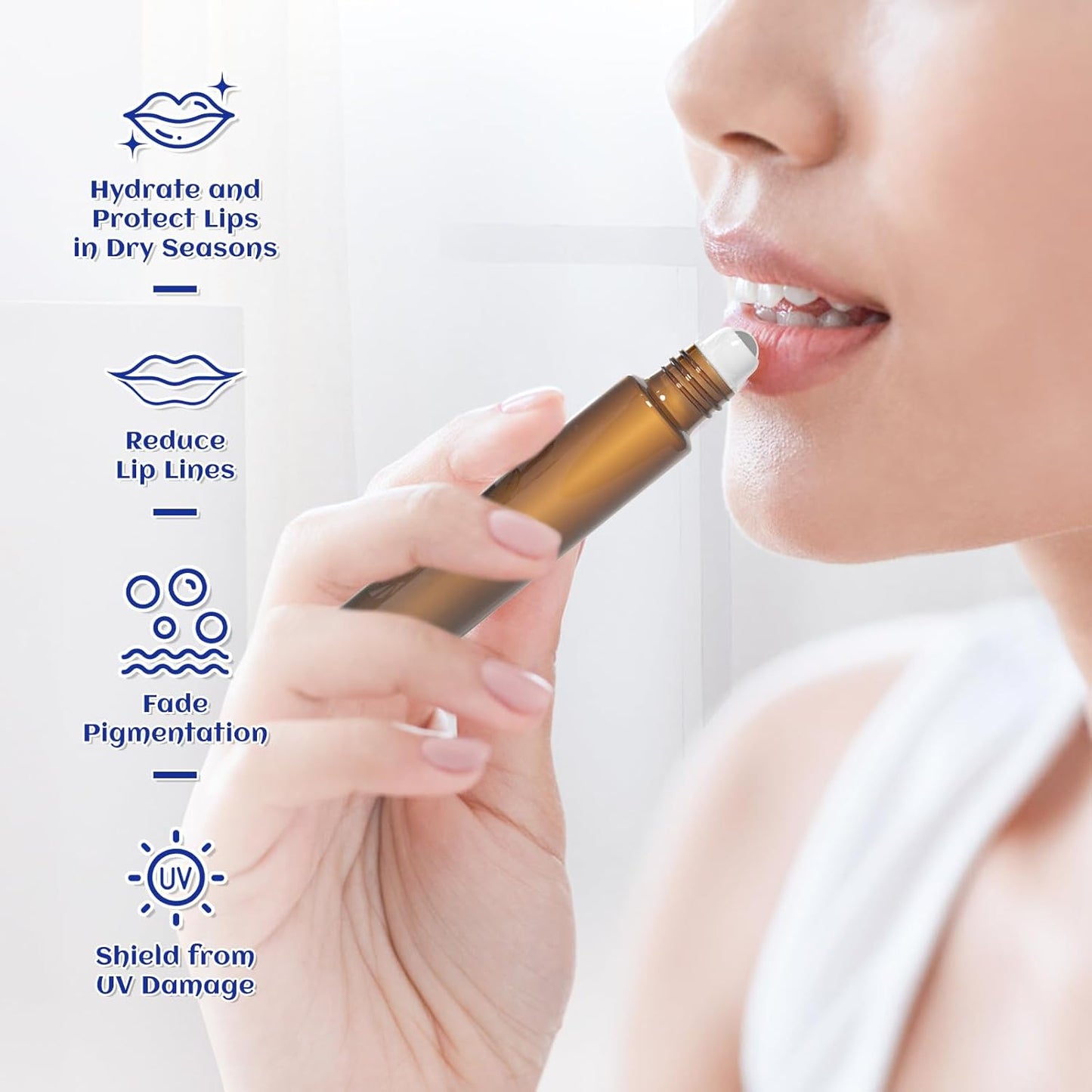 HIQILI 3.38 Fl Oz Organic Rosehip Seed Oil for Face, 100% Pure and Natural, Cold Pressed, Carrier Oil for Skin, Hair & Nails - Women & Men