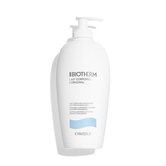 Biotherm Lait Corporel Anti-drying & Repairing Body Milk, For All Skin Types Contains A Blend Of Regenerating Biotech Plankton, Vitamin E, And Nourishing Lipids That Strengthen The Skin Barrier, 13.5