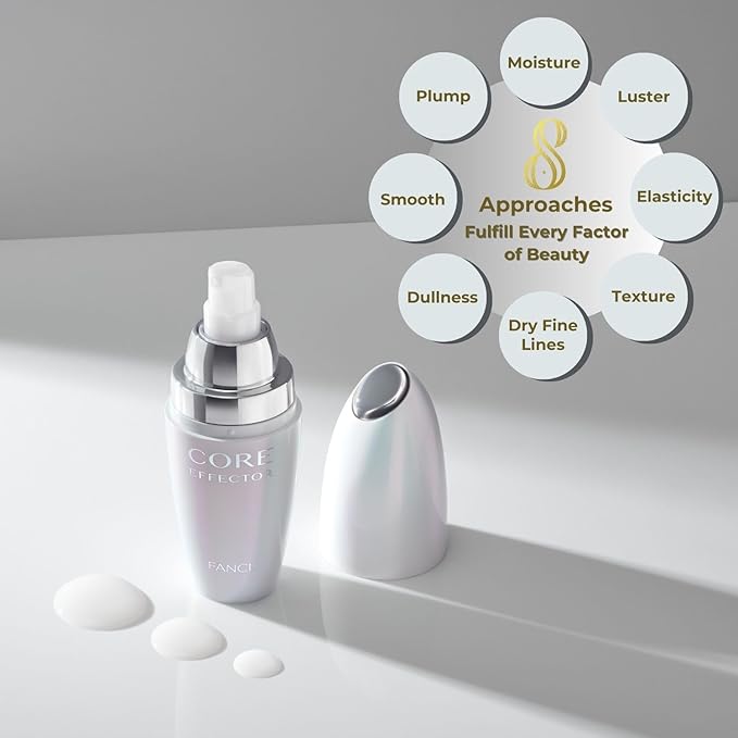 FANCL [Official Product] Core Effector - Japanese Radiance-Boosting Anti-Aging Face Serum with Thioredoxin for Fine Lines & Wrinkles, Hydrating & Plumping Serum, Safe for Sensitive Skin