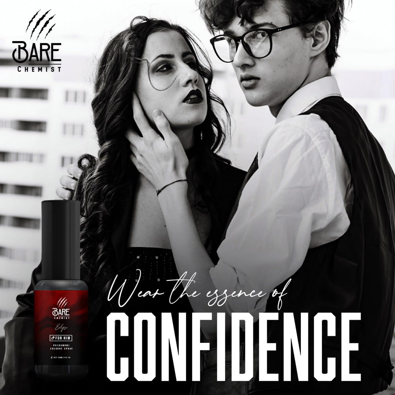 Eclipse Pheromone Cologne for Him - [Attraction Formula] Pheromone Perfume Oil Spray for Men 1oz.