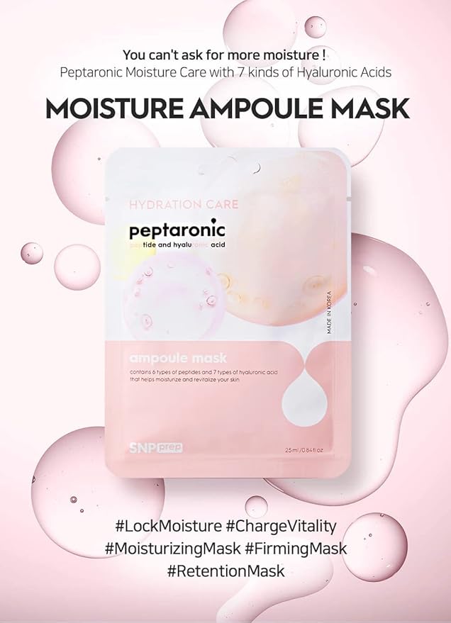 SNP [K Beauty Bird's Nest Aqua Eye Patch & Peptaronic Sheet Mask