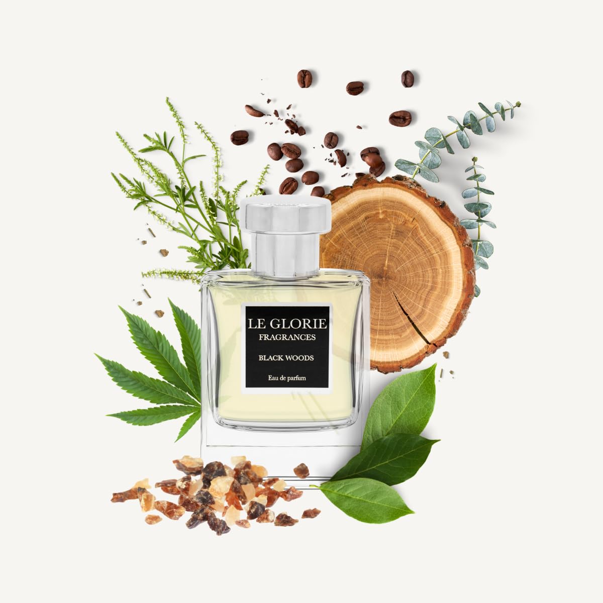 Inspired by Nasomato Black Afgano, Black Woods EDP, Long Lasting 12-14 Hours Perfume Spray for Men, Women, All Skin Types, Cruelty Free - 0.33 oz 10ml