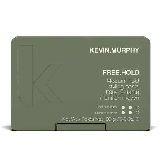 KEVIN.MURPHY FREE.HOLD - Hair Styling Paste - For All Types - Medium Hold - Hair Breakage Prevention - Styling Product - Paraben Free Hair Care - 100 g / 3.5 oz
