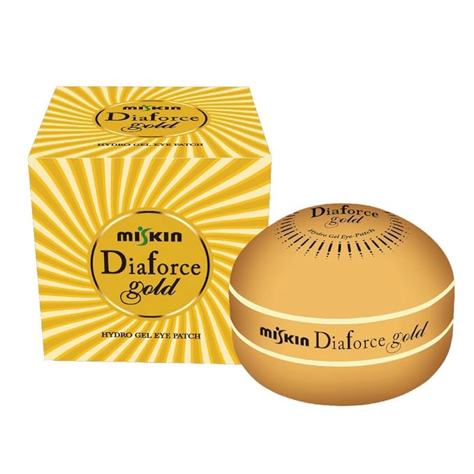 [made in korea] MISKIN Diaforce 60 sheets Gold & Diamond Hydro-Gel Eye Patch eye mask by miskin