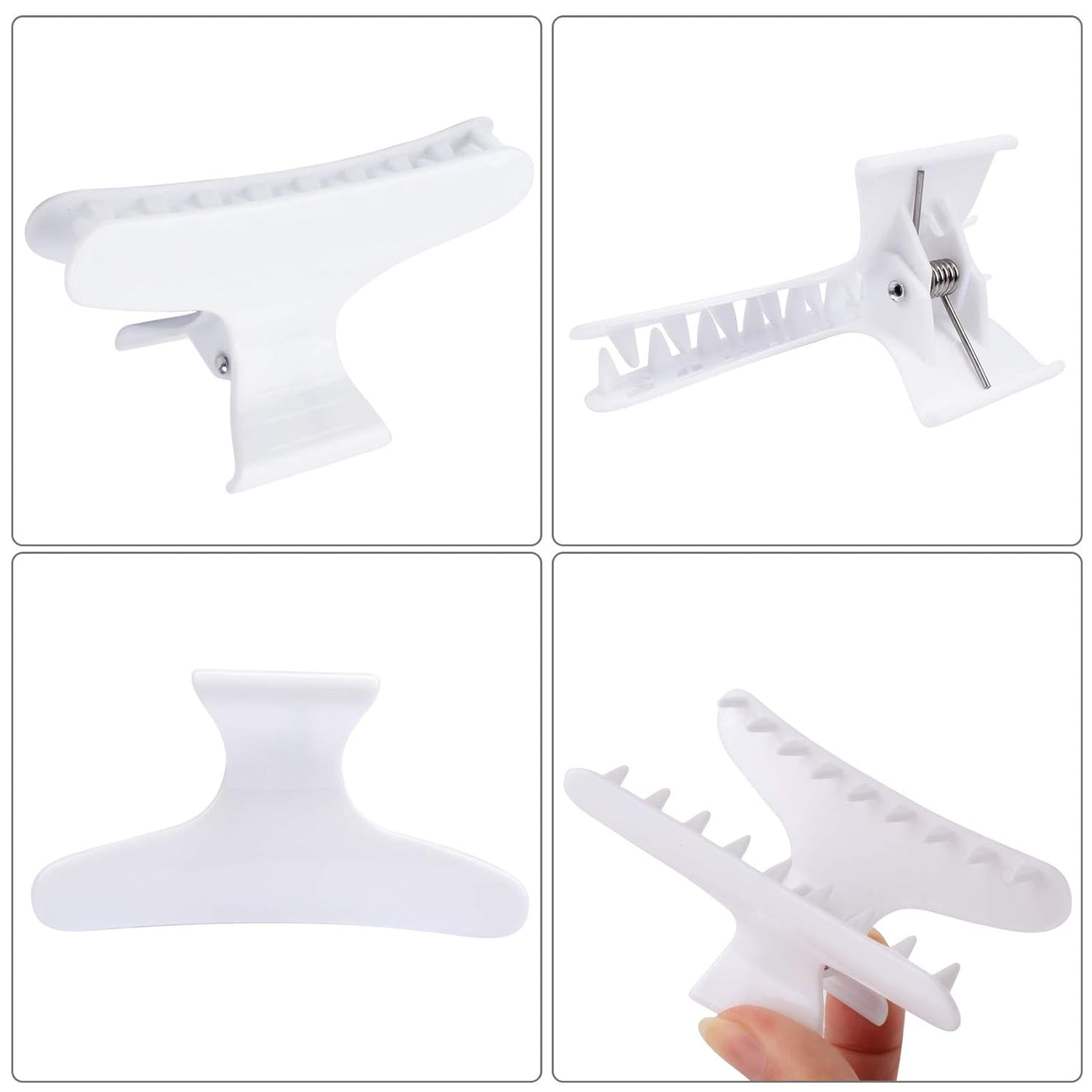 Ondder Hair Clips for Styling - Sectioning Clamps, Butterfly Claws for Salon Pro Cutting, Coloring, and Hair Accessories for Women