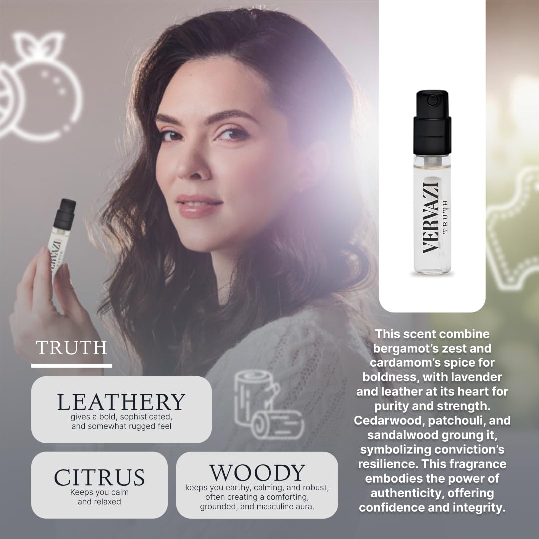 Discovery Trio Pack Eau de Parfum Set – 3 x 2ml Luxurious Fragrances for Men & Women, Includes Truth, Radiance, and Flawless, 22% Concentration, 8+ Hour Longevity, Day & Night Wear