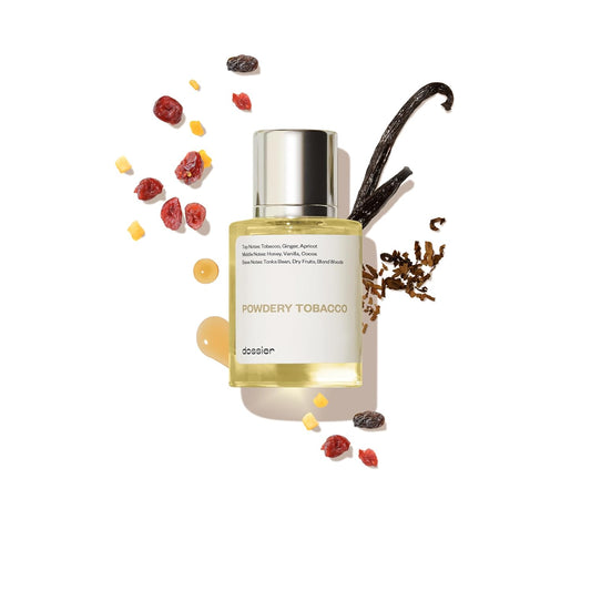 Dossier - Powdery Tobacco -Eau de Parfum - Inspired by T.Ford Tobacco Vanille - Perfume Luxury - Pure Infused - Unisex - Fragrance 1,70z (Spray 50ml)