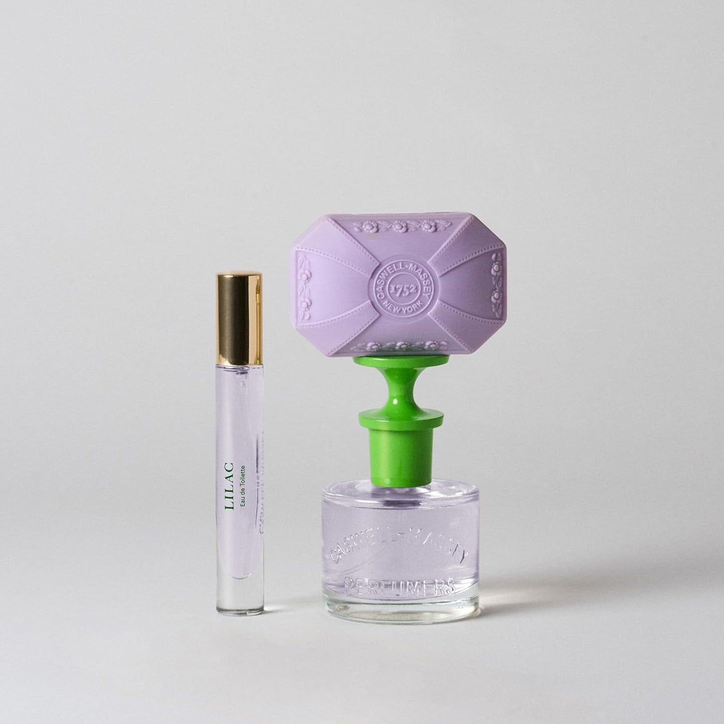 Caswell-Massey Lilac Eau de Toilette Spary, Feminine Floral Perfume with Fresh Lilac, Bergamot & Muguet Notes, Made in USA, 0.25 Fl Oz