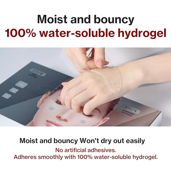 id Face Fit Plus Patch V3 – Hydrating & 3D Lifting Hydrogel Face Mask, Enhanced with Microcurrent Care, 32 Key Ingredients for Elasticity Boost, Korean Skin Care, 17g x 4ea