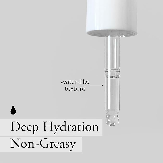 Pure Hemi Squalane Oil for Face, Body, and Hair, Plant-Based Hydrating Face Oil Moisturizer, Sugarcane Extract, Improves and Repairs Skin, Reduces Fine Lines, Non-Greasy, For All Skin Types - 1 fl oz