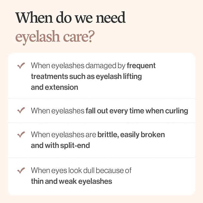 COSNORI Eyelash Serum 100 EX - Intensive Eyelash Care Serum – Slim Brush Type Hydration Booster– Irritation Free - Peptides, Silk Extract, Hyaluronic Acid, 0.2 fl.oz