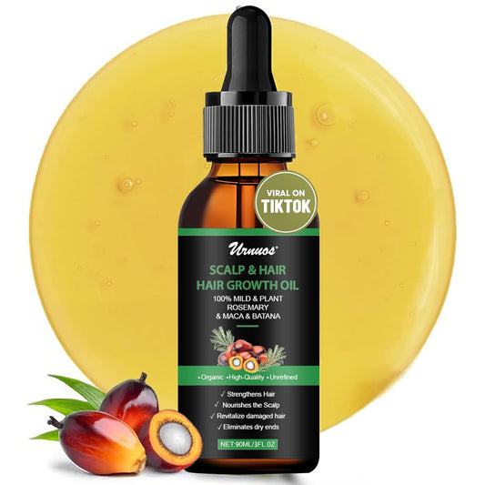 Rosemary Batana Oil，Organic Hair Growth，Promotes Hair Thickness, Nourish Scalp and Hair for All Hair Tapes (1 Fl Oz)