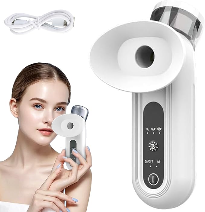 Portable Eye Mist Steamer for Dry Eye Relief, Heated Eye Masks, Portable Eye Steam Sprayer, Mini Eye Hydrating Soothing Sprayer for Moisturizing & Cleaning