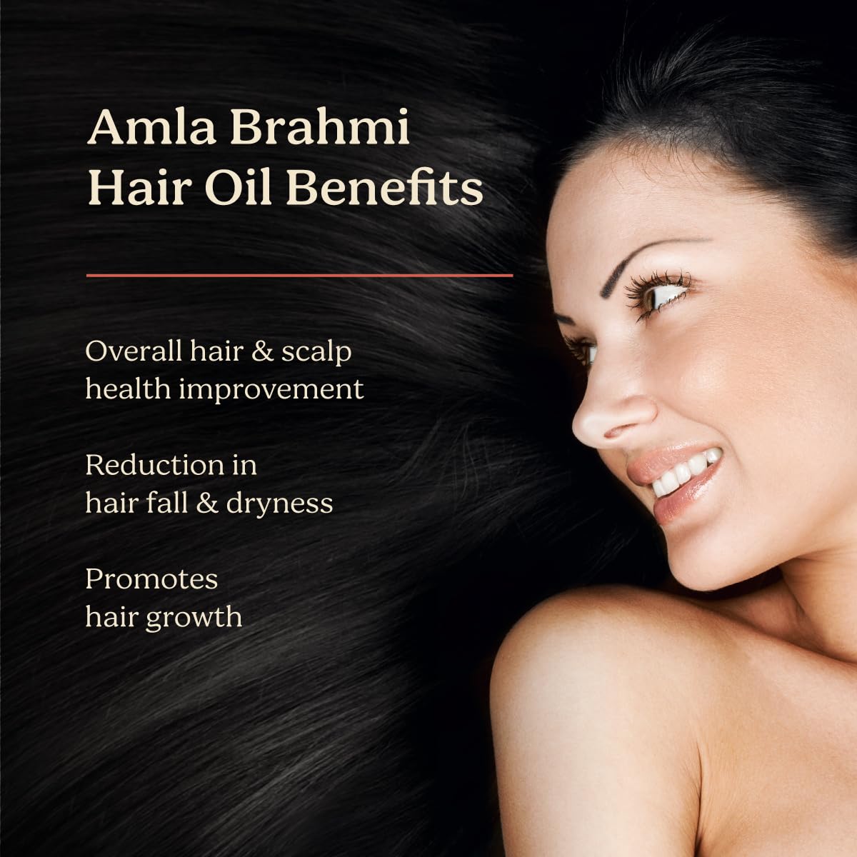 Life & Pursuits Amla Brahmi Oil for Healthy Hair & Scalp - 6.8 Oz Natural, Indian Ayurveda Blend with Coconut, Castor, Sesame, Triphala, Gotukola